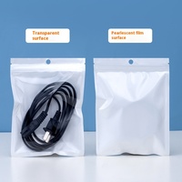 Bolsas de plástico planas con tres sellos laterales a prueba de humedad personalizadas, embalaje de almacenamiento de cigarros resellable, bolsa con cierre de cremallera con orificio para colgar