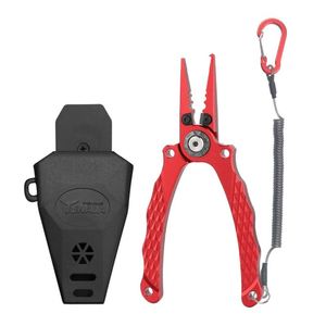 Ultra Lightweight Aluminum Alloy Integrated Lure Fishing <b>Pliers</b> - Multi-Functional <b>Split</b> <b>Ring</b> Opener, Line Cutter & Fish Gripper - Product Image 6