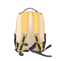 Sac à dos léger en nylon jaune pour enfants, sac à dos décontracté imperméable pour l'école, la vie quotidienne et les activités de plein air