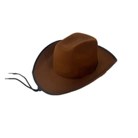 Chapeaux de cowboy en feutre pour femmes en gros pour les fêtes de remise de diplômes, Halloween, Noël, le Nouvel An chinois, la rentrée scolaire, la fête des mères