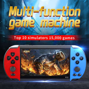 Consola de Juegos <span class=keywords><strong>Retro</strong></span> Portátil X12 de 5.1 Pulgadas, Superventas, con Joystick Doble Integrado y Soporte <span class=keywords><strong>para</strong></span> Múltiples Emuladores - Product Image 4