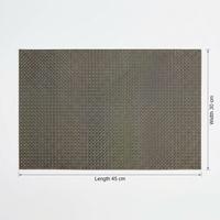 Nouveau Tapis de Table en PVC Tressé Coloré, Style Minimaliste Moderne, Épais et Isolant Thermiquement, pour Maison et Restaurant
