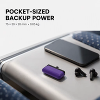Mini banque de puissance portable avec batterie de secours de chargeur mobile rechargeable de capacité de 2500mAh 2A Logo personnalisable actuel