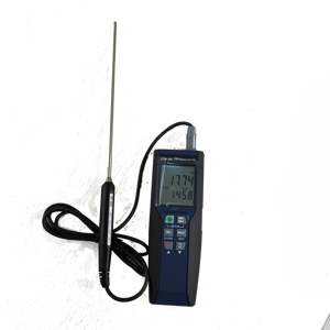 Registrador de Temperatura USB de Plástico TECPEL DTM-386 de Calidad con Sonda PT100 -100C 400C Precisión del 0.05% 0.01C - Product Image 1