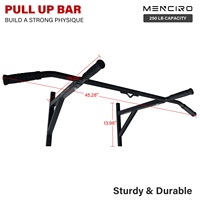 Barre de traction horizontale murale en acier pour la salle de sport à domicile, équipement de fitness pour la musculation, les pompes et les tractions, Nouvel An 2026