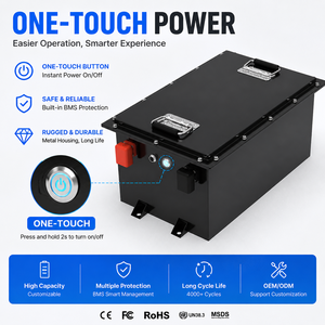Batterie au phosphate de fer et de lithium à décharge profonde 60V/64V 240Ah avec BMS intelligent et Bluetooth intégré, affichage LCD, batteries LFP pour véhicules électriques et voiturettes de golf - Product Image 6