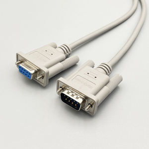 สายเคเบิลจอภาพแบบกำหนดเองพร้อมหัวต่อ D-sub VGA 9 พิน ชุดสายไฟคู่ หัวต่อ DB9 ตัวผู้-ตัวเมีย - Product Image 4