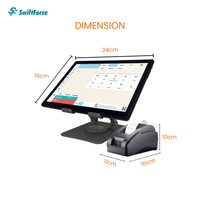 Terminal de point de vente tactile Android 10,1 pouces pliable, personnalisable en usine (OEM/ODM) pour cafés, commerces de détail et supérettes - Vente chaude