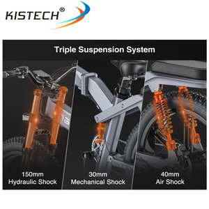 <span class=keywords><strong>ENGWE</strong></span> <span class=keywords><strong>X26</strong></span> Ebike 26 pulgadas neumáticos gordos 48V 19AH batería <span class=keywords><strong>1000W</strong></span> Motor freno hidráulico bicicleta de montaña plegable eléctrica - Product Image 6