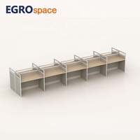 Paravents modulaires de bureau EGROspace haut de gamme pour centres d'appels, cloisons de séparation, panneaux de bureau privés, postes de travail, cabines de bureau