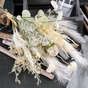 Bouquet de fleurs artificielles Na Zi CF01323 en tissu tissé plastique, décoration d'intérieur, accessoires de mariage - Product Image 1