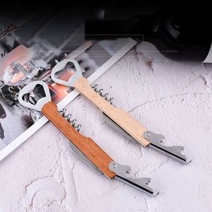 Sy56 Custom Logo Bottle Wood and Plastic Multi-Functional Wine Opener <b>Creative</b> Seahorse Knife With <b>Gift</b> Box - Product Image 3