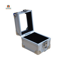 Mini Portable Vitrine En Aluminium Avec Serrure En Métal