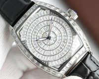 Montre mécanique entièrement sertie de diamants pour femme 2026 – Bracelet en cuir étanche de haute qualité – Montre-bracelet de luxe