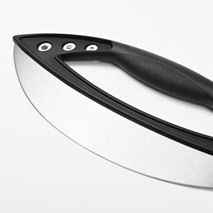 Cortador de Pizza de Acero Inoxidable Negro, Cuchillo Multifuncional de Acero 430 para Cortar Pizza y Hierbas - Product Image 4