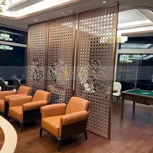 Customized High Quality Modern Stainless Steel Waterproof Multifunctional Durable Partition <b>Wall</b> Villa <b>Screens</b> Room Dividers - Product Image 2