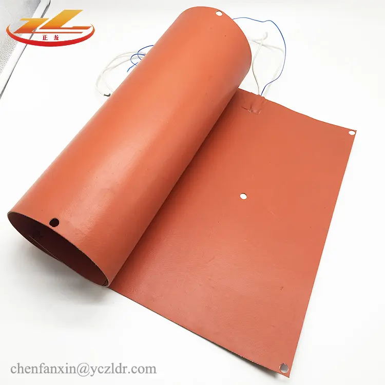 Flexibele Siliconenrubber Dc Elektrische Kachel Mat Siliconen Rubber Plaat Verwarmingselement Pad Printer