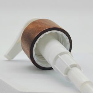 Pompe à lotion en bambou <span class=keywords><strong>exquise</strong></span> de 24mm de diamètre 24/410 couvercles à vis de bouchon de bouteille en plastique fermetures de bouteille - Product Image 3