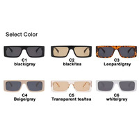 Nouvelles arrivées Lunettes de soleil rétro de luxe pour femmes avec logo personnalisé Petites lunettes de soleil carrées classiques