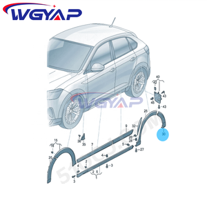 WGYAP, piezas de automóviles OEM, nueva condición 2G7 807 416 9B9, rueda de parachoques delantero de coche, embellecedor de cejas, Compatible con <span class=keywords><strong>Volkswagen</strong></span> <span class=keywords><strong>Taigo</strong></span> Nivus <span class=keywords><strong>2022</strong></span> - Product Image 6