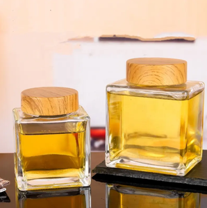 El mejor <span class=keywords><strong>precio</strong></span> al por mayor 100mL 180ml 280ml 380Ml tarro <span class=keywords><strong>de</strong></span> vidrio transparente cuadrado botella <span class=keywords><strong>de</strong></span> miel bebida con tapón <span class=keywords><strong>de</strong></span> rosca - Product Image 4