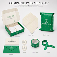 Boîtes d'expédition vertes personnalisées, emballage express, boîtes pliables en carton ondulé extra-résistant, emballages personnalisables pour vêtements