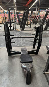 Banco de Pesas Plano de Grado Comercial, Banco de Pesas de Acero Resistente para Gimnasio, Centro de Fitness, Entrenamiento de Fuerza - Product Image 6