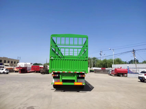 Semirremolque de plataforma con vallas para transporte de carga, 60 toneladas, 3 ejes, marca Vehicle Master - Product Image 3