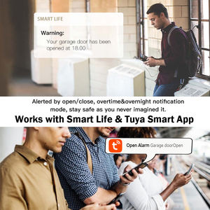 Controlador de Puerta de Garaje Inteligente WiFi Tuya, Sensor ABS, Aplicación Smart Life/Tuya, Control Remoto, Alexa, <span class=keywords><strong>Google</strong></span> <span class=keywords><strong>Home</strong></span>, Sin Necesidad de Hub, Seguridad - Product Image 4