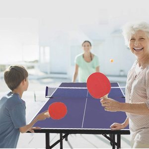 IUNNDS Modern Southeast Asia Sport Foldable Moveable <b>Mini</b> Portable Outdoor & Indoor <b>Table</b> Tennis <b>Table</b> Kids Net Set MDF - Product Image 4