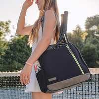 Sac à dos de pickleball de luxe pour femme sac à pagaie personnalisé avec capacité améliorée poche de sécurité pickleball Padel