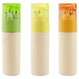 Juego de lápices cilíndricos, gadgets personalizados - Product Image 1