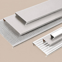 Panneau de plafond extérieur en aluminium à grain de bois, ventilé, pour bardage de avant-toit, étanche, installation par clipsage