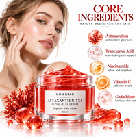 Sérum Gel Éclaircissant Anti-Taches et Unifiant le Teint à l'Astaxanthine, Acide Tranexamique et Niacinamide – Gel Visage Antioxydant pour une Peau Éclatante