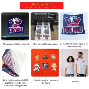 <span class=keywords><strong>Papel</strong></span> y Película de Transferencia Sinamay <span class=keywords><strong>Sublitextil</strong></span> <span class=keywords><strong>OBM</strong></span> para Impresión de Camisetas en Tela Oscura 100% Algodón - Product Image 5