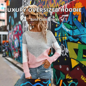 Wholesale Custom Logo Luxury Autumn Casual Anti-shrink Knitted <b>Women</b> High Quality Pullover Designer Heavyweight Oversized <b>Hoodie</b> - Product Image 2