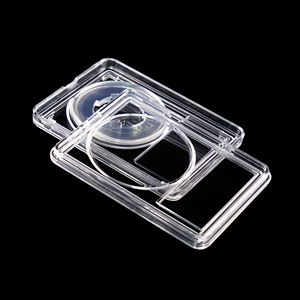 Losa de clasificación de monedas al por mayor con forro de anillo de silicona suave transparente, forro de Gel suave transparente, funda protectora con soporte para monedas - Product Image 4