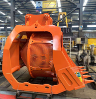 Bucket Penyaring Putar Efisiensi Tinggi untuk Excavator Volvo, Komatsu, Doosan, dll.