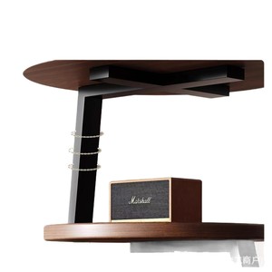 Mesita de noche francesa de metal de estilo nórdico, estante para mesita de noche, mesita de noche, mesa de centro móvil para dormitorio, mesa auxiliar para el hogar - Product Image 5
