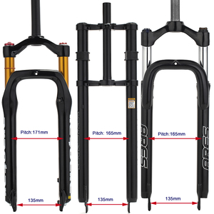 Fourche avant à ressort hélicoïdal de verrouillage hydraulique pour vélos de route <span class=keywords><strong>BMX</strong></span> vélos pour enfants gros pneu en alliage de magnésium Durable pour le vélo - Product Image 5