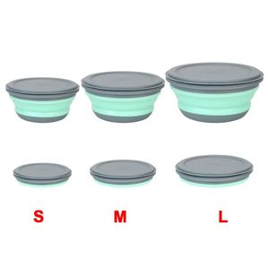 Ensemble de bols et tasses pliables en silicone pour le camping, les voyages et la cuisine portable - Product Image 3