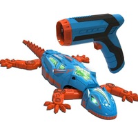 Voiture télécommandée caméléon grimpant aux murs à lumière infrarouge personnalisée, design réaliste de gecko, jouet électronique pour enfants, cadeau