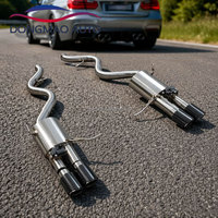 Convient pour BMW M3 E90 E92 E93 4.0l 2008-2013 Système d'échappement en acier inoxydable Tuyau d'échappement de voiture