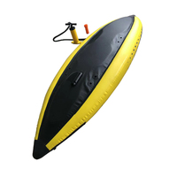 Kayak gonflable haute pression Tricon OEM ODM, en PVC, avec plancher à points renforcés, pour la pêche en eau vive, usage adulte, type ponton
