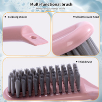 Offre Spéciale vadrouille brosse de nettoyage brosse à chaussures liquide à poils doux brosse à chaussures multifonctionnelle pour bottes chaussures sacs canapé éponge vadrouille