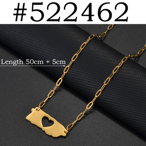Collar de <span class=keywords><strong>Acero</strong></span> <span class=keywords><strong>Inoxidable</strong></span> con Colgante de Corazón de Puerto Rico PR Knife Libre Boricua para Mujer, Joyería Étnica Tradicional # 569762 - Product Image 6