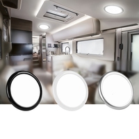 Lumière de plafond à montage en surface pour caravane, camping-car, 12 V, LED, lumière tactile, lumière marine, camping-car, intérieur, lumières LED 12 V