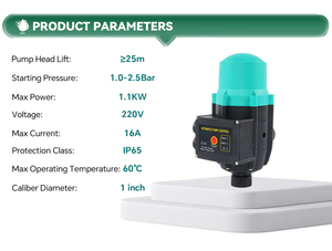 Pompa Sumur Dangkal Elektronik Tanpa Pengukur Frekuensi Hemat Energi Kualitas Terjamin Produk Baru Promosi Saklar On-off - Product Image 3