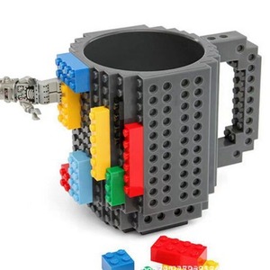 Tasse à café en briques à construire soi-même, tasse en plastique créative à emboîter, tasse à boire amusante en forme de puzzle pour le bureau, la maison, ou comme cadeau - Product Image 4