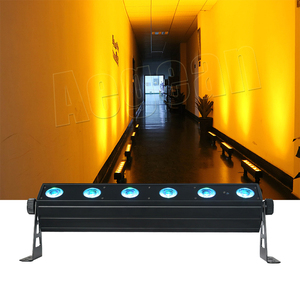 Kualitas tinggi 6X15W bertenaga baterai Rgbwa Uv 6In1 <span class=keywords><strong>Wifi</strong></span> Dmx512 lampu nirkabel Led pencuci Dinding - Product Image 6